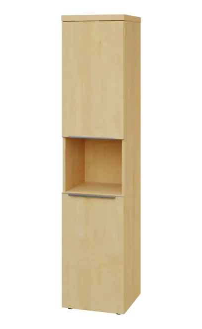 SIN 5 - 42DN kancelářská skříň, 2-dveřová/nika, levá, 1820x400x400, javor horský